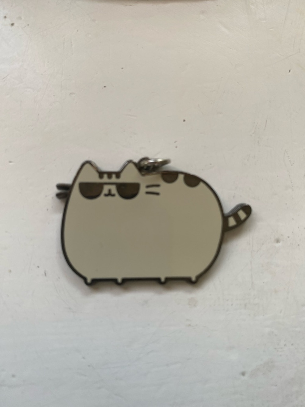Cute Gray Cat kitty pendant, charm
